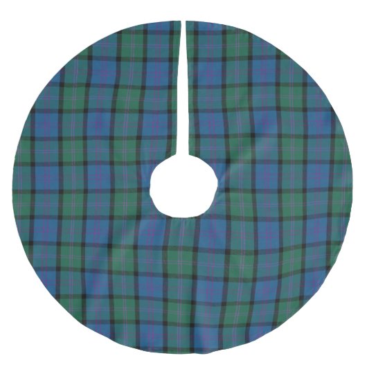 Clan MacThomas Tartan Pset Tree Skirt Kerstboom Rok (Voorkant)