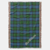 Clan MacWilliam Tartan Pset Custom Throw Blanket Deken (Voorkant Verticaal)
