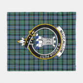 Clan Malcolm Ancient Tartan Pset Fleece Deken (Voorkant (Horizontaal))