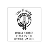 Clan Malcolm Crest Badge Rubberstempel (Afrduk)