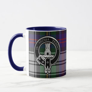 Clan Malcolm Crest & Dress Tartan Mok