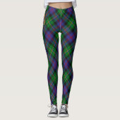 Clan Malcolm Crest over tartan Leggings (Voorkant)