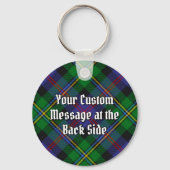 Clan Malcolm Crest over tartan Sleutelhanger (Achterkant)