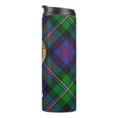 Clan Malcolm Crest over tartan Thermosbeker (Geroteerd rechts)