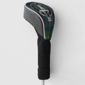Clan Malcolm Crest & Tartan Golf Head Hoesje Golfheadcover (Schuin)