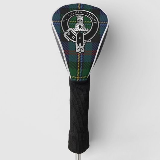 Clan Malcolm Crest & Tartan Golf Head Hoesje Golfheadcover (Voorkant)