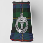 Clan Malcolm Crest & Tartan Golfheadcover (Draai 90)