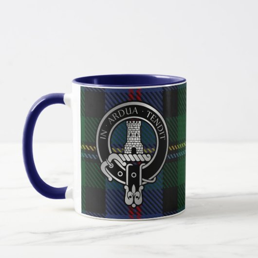 Clan Malcolm Crest & Tartan Mok (Links)