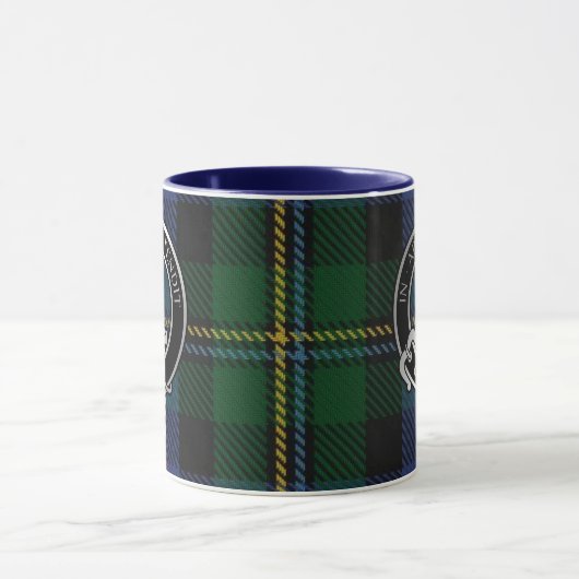 Clan Malcolm Crest & Tartan Mok (Midden)