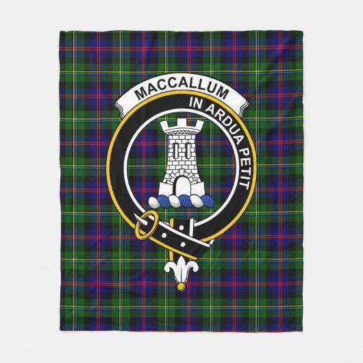 Clan Malcolm Moderm Tartan Plaid Fleece Deken (Voorkant)
