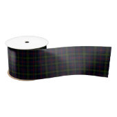 Clan Malcolm Plaid Tartan Groen Paarse Zwart Check Satijnen Lint (Spoel)