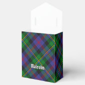Clan Malcolm Tartan Bedankdoosjes (Geopend)