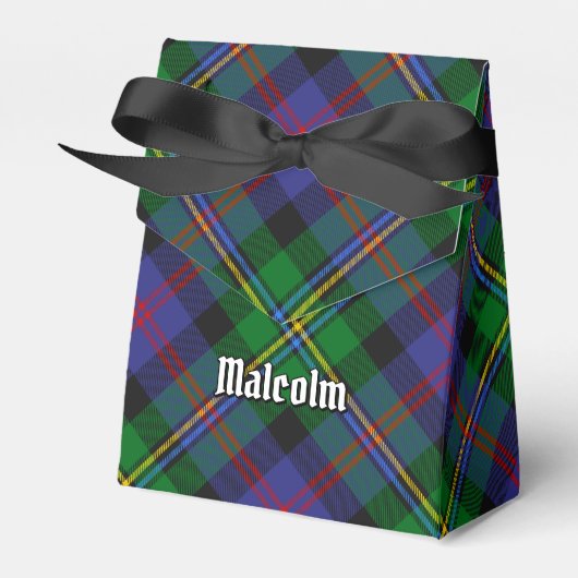 Clan Malcolm Tartan Bedankdoosjes (Voorkant Zijde)