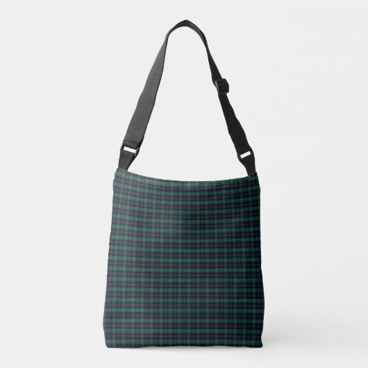 Clan Malcolm Tartan Crossbody Tas (Voorkant)