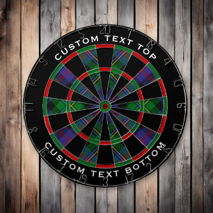 Clan Malcolm Tartan Dartbord