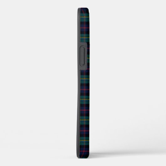 Clan Malcolm Tartan en Crest Case-Mate iPhone Case (Achterkant / Rechts)