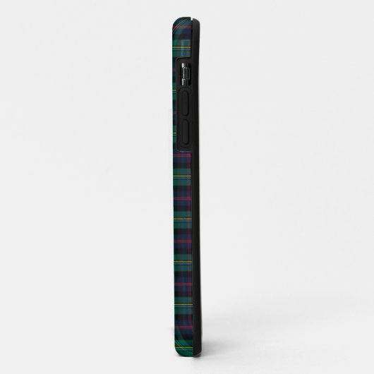 Clan Malcolm Tartan en Crest Case-Mate iPhone Case (Achterkant/links)
