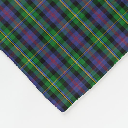 Clan Malcolm Tartan Fleece Deken (Hoek)