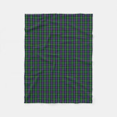 Clan Malcolm Tartan Fleece Deken (Voorkant)