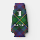 Clan Malcolm Tartan Flesjeskoeler (Voorkant)