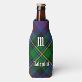 Clan Malcolm Tartan Flesjeskoeler (Fles Voorkant)