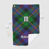 Clan Malcolm Tartan Golfhanddoek (Insitu)