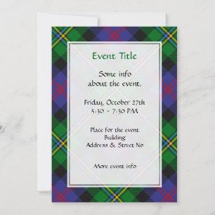 Clan Malcolm Tartan Kaart