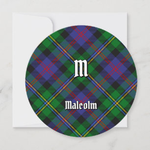 Clan Malcolm Tartan Kaart