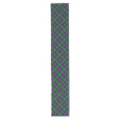 Clan Malcolm Tartan Lange Tafelloper (Voorkant)
