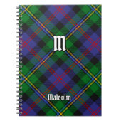 Clan Malcolm Tartan Notitieboek (Voorkant)