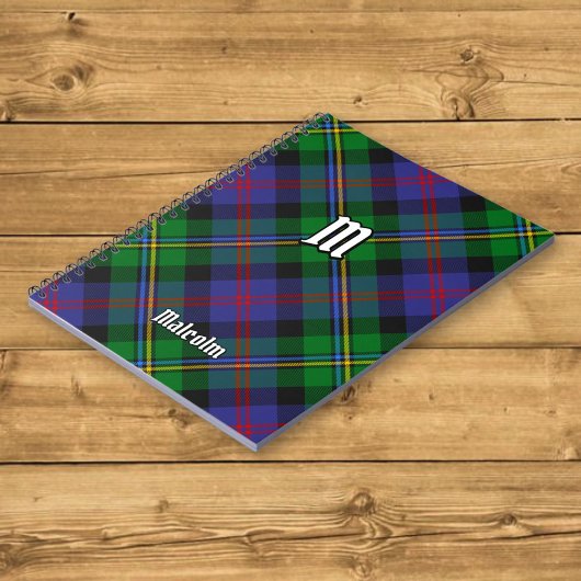 Clan Malcolm Tartan Notitieboek