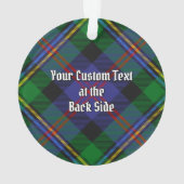 Clan Malcolm Tartan Ornament (achterkant)