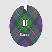 Clan Malcolm Tartan Ornament (voorkant)