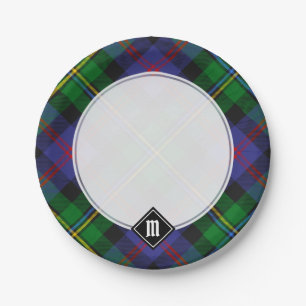 Clan Malcolm Tartan Papieren Bordje