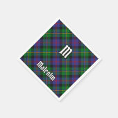 Clan Malcolm Tartan Servet (Hoek)