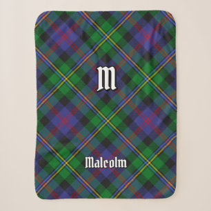 Clan Malcolm Tartan Sherpa Deken