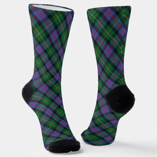Clan Malcolm Tartan Socks Sokken (Gebogen)