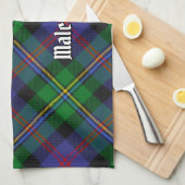 Clan Malcolm Tartan Theedoek (Quarter Fold)