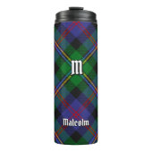 Clan Malcolm Tartan Thermosbeker (Voorkant)