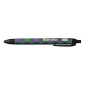 Clan Malcolm Tartan Zwarte Inkt Pen (Bodem)