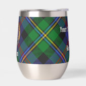 Clan Malcolm Wapen over Tartan (Links)