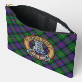 Clan Malcolm Wapen over Tartan Etui (Open)