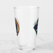 Clan Malcolm Wapen over Tartan Glas (Links)