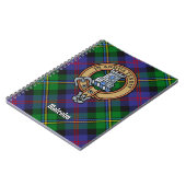 Clan Malcolm Wapen over Tartan Notitieboek (Linkerzijde)
