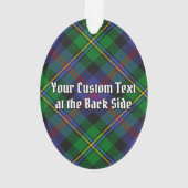 Clan Malcolm Wapen over Tartan Ornament (achterkant)