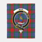 Clan Mar Tartan Pset Fleece Deken (Voorkant)
