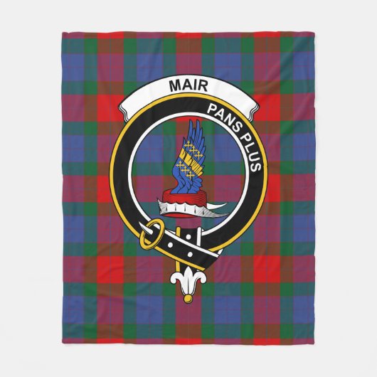 Clan Mar Tartan Pset Fleece Deken (Voorkant)