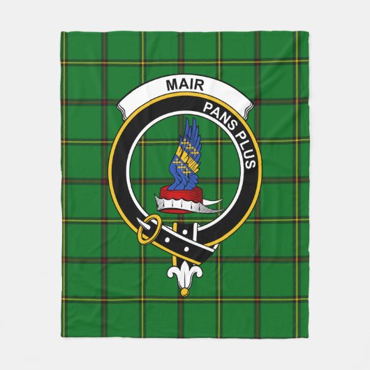 Clan Mar Tribe Tartan Pset Fleece Deken (Voorkant)