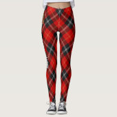 Clan Marjoribanks Crest over Tartan Leggings (Voorkant)