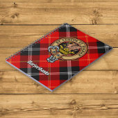Clan Marjoribanks Crest over Tartan Notitieboek